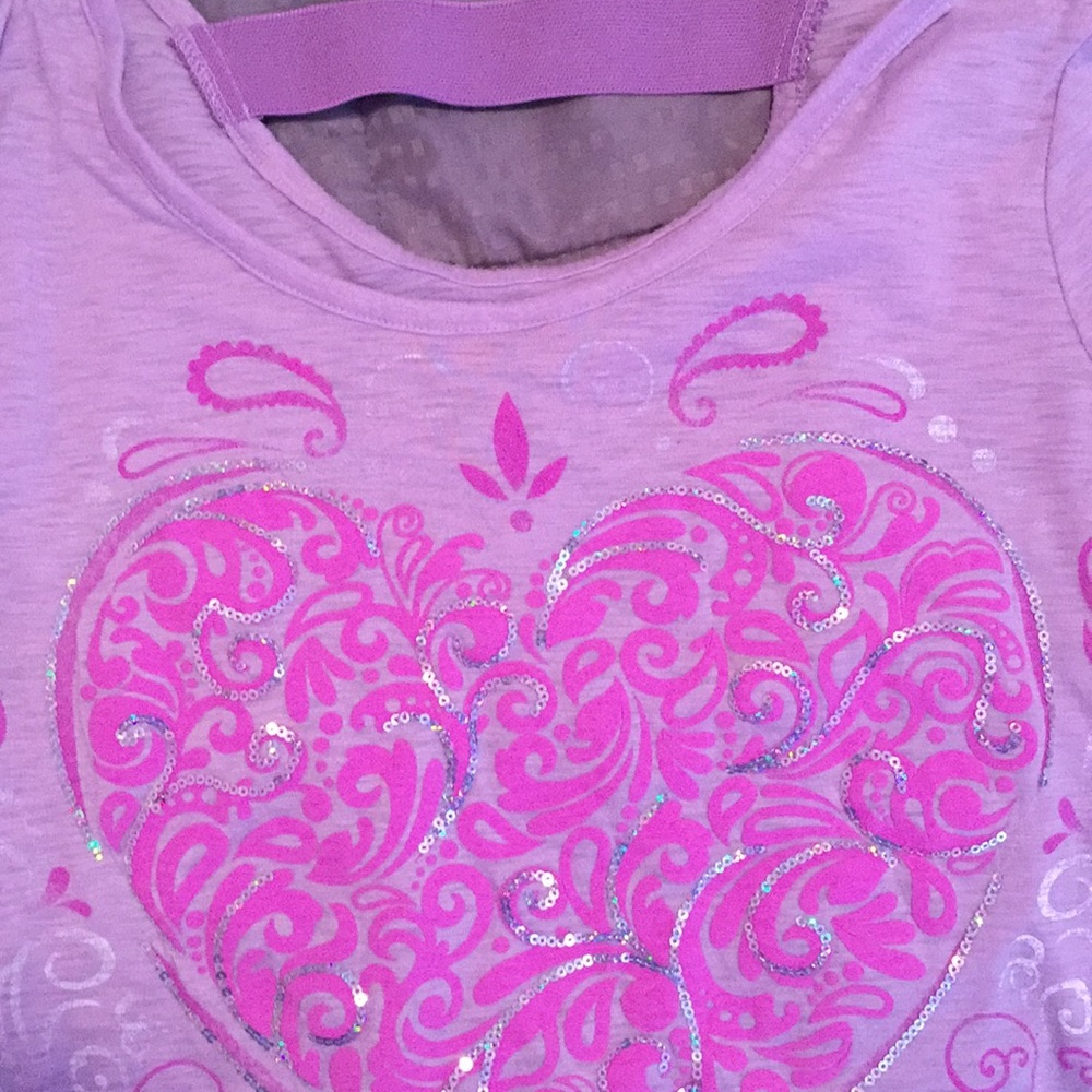 Purple tee